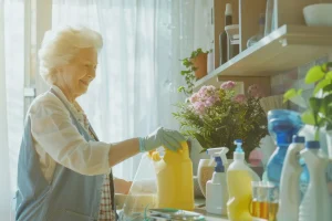 Servicios de limpieza y mantenimiento del hogar para personas mayores